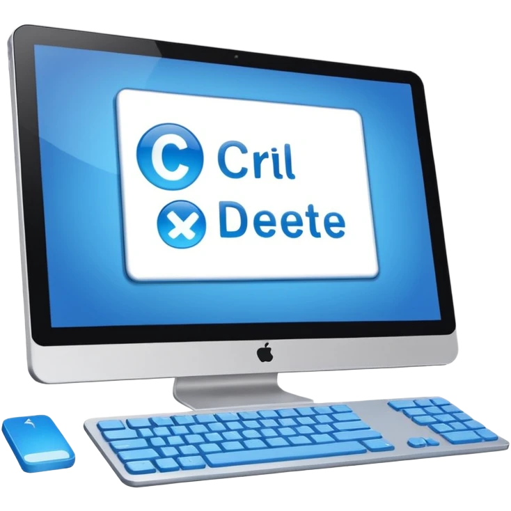 Ctrl Alt Delete emoji
