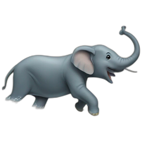 surfing elephant emoji