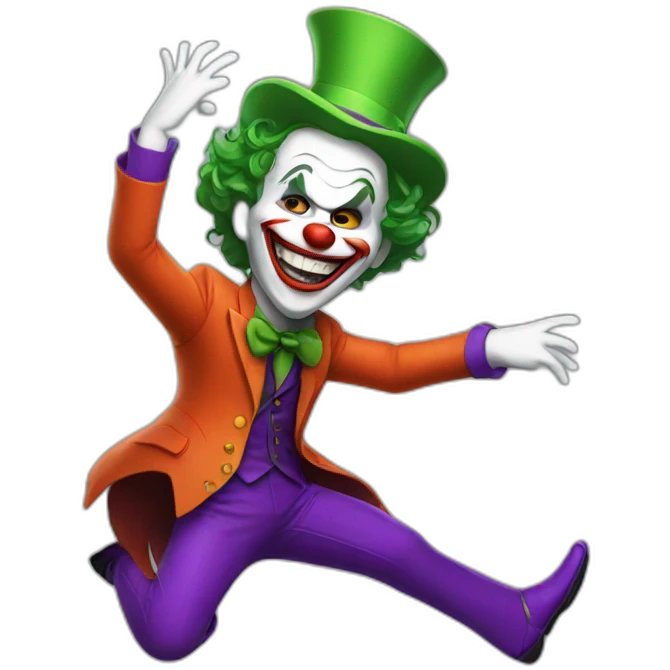 Joker dancing emoji