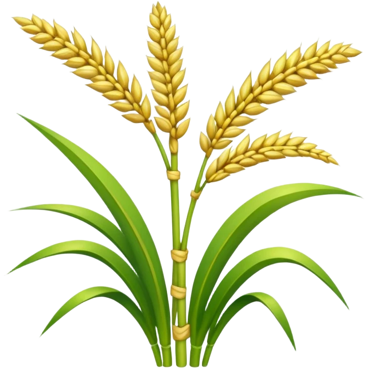 Rice stalk emoji