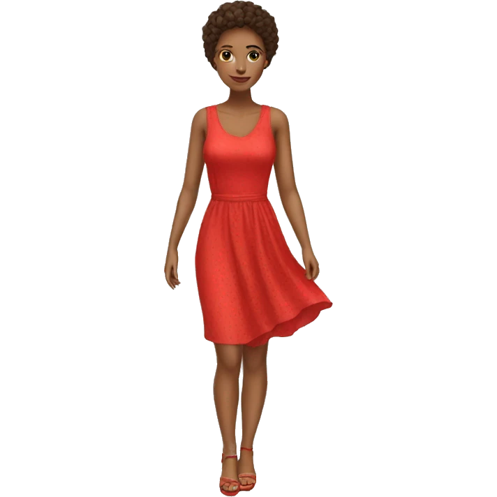woman-with-red-summer-dress emoji