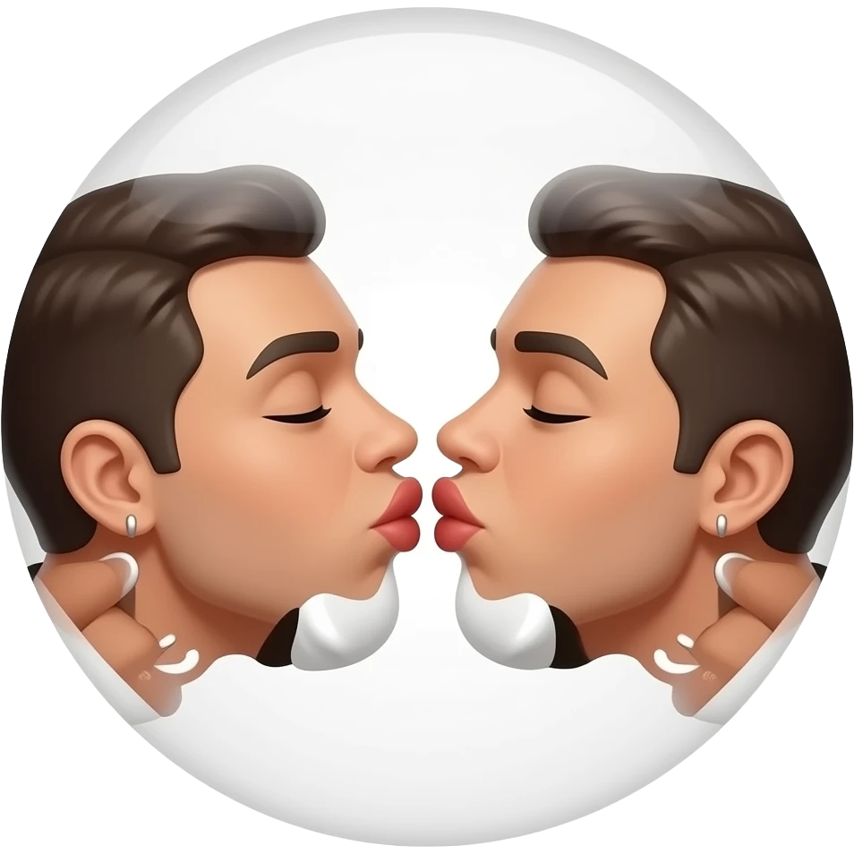 😚 I want this emoji flipped horizontally emoji