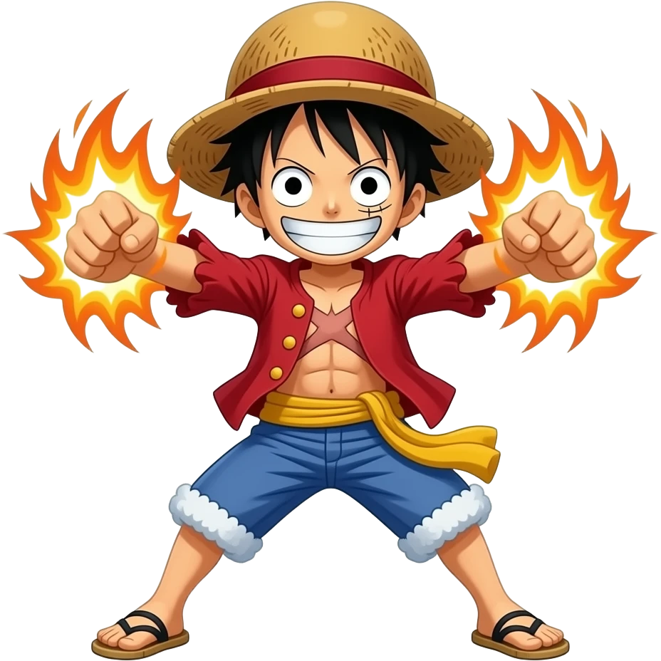 franky from one peice doing superrrrr emoji