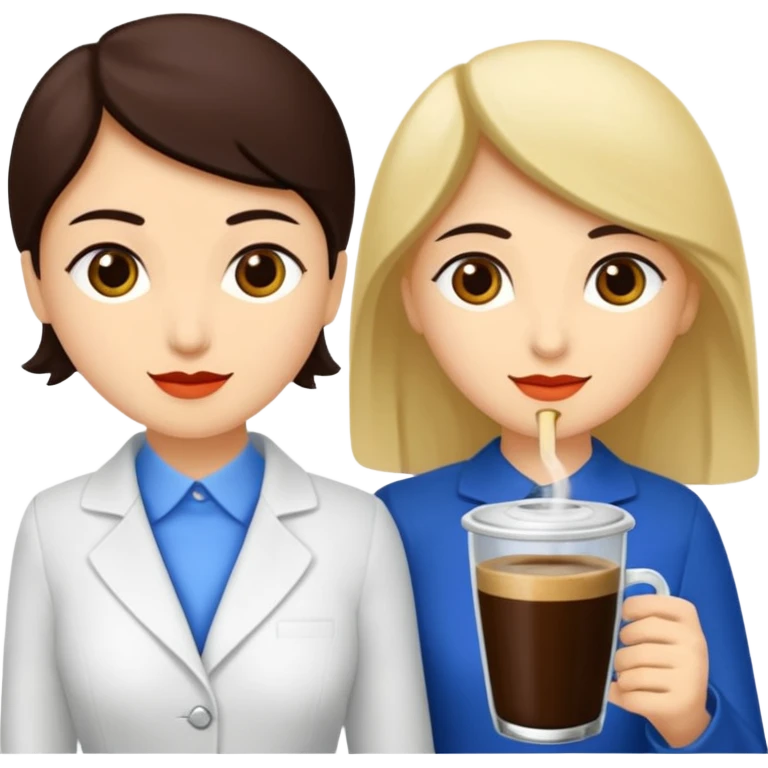 Uzun kahverengi dalgalı saçlı kahverengi gözlü esmer perçemli üzerinde lacivert parmak detaylı body olan bir kız yap saçları kabarık olmasın emoji