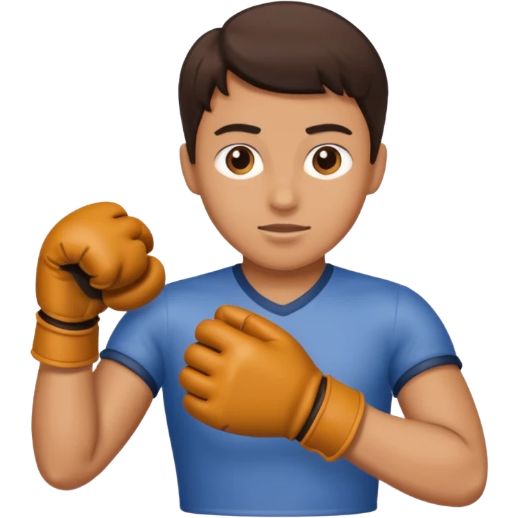 pulling on glove emoji