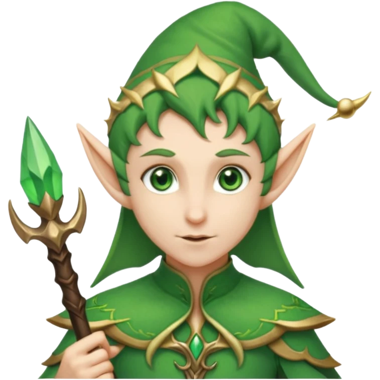 elves with staff emoji