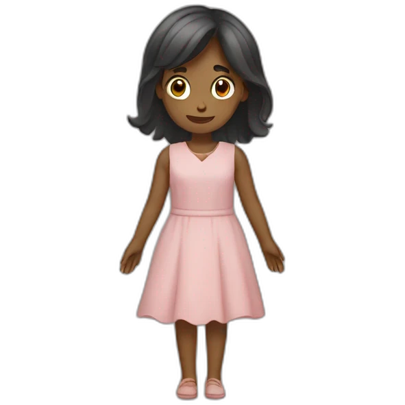 Fille qui tombe emoji