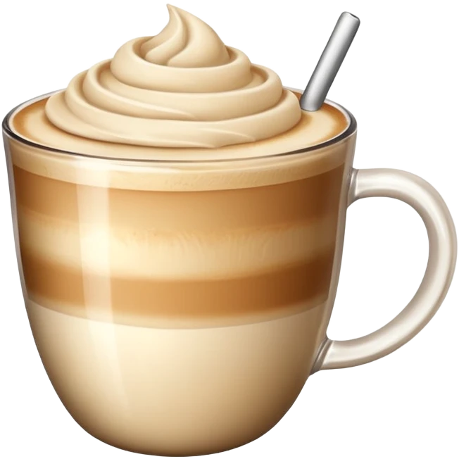 creamy color coffe Latte  emoji