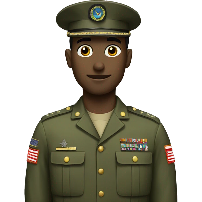 Military emoji man emoji