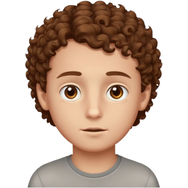a boy with hazel eyes and curlyish brown hair and a humungos forehead like huuuuuuuuuuuuuge emoji