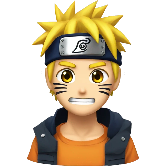 Naruto uzumaki with sharinghan  emoji