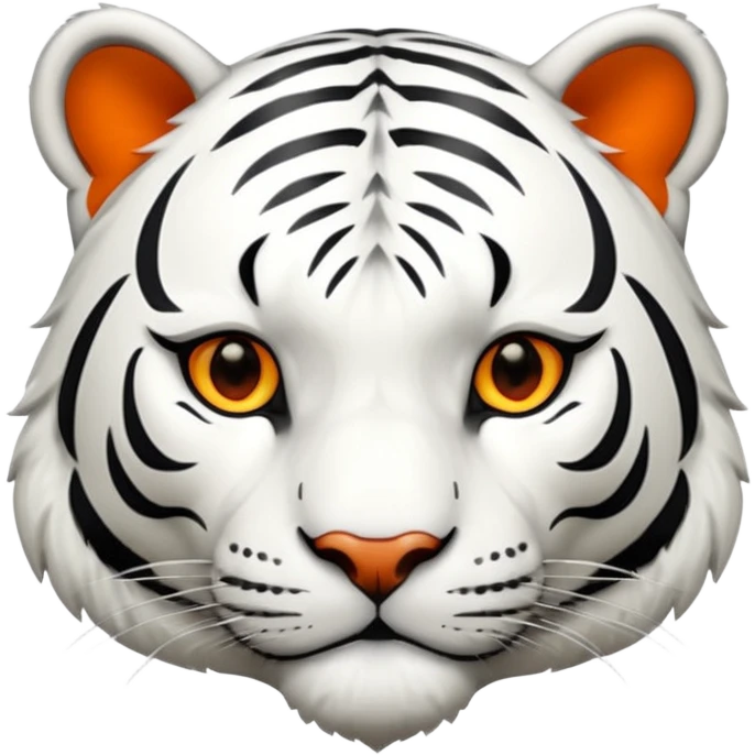 Tigre blanco emoji
