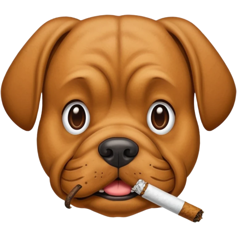 Dog tobacco emoji