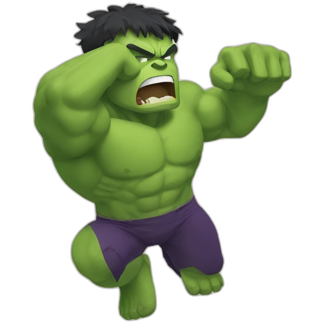 Hulk qui dort emoji