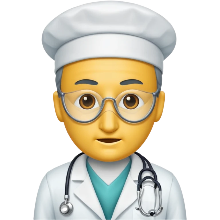 pleuge doctor mask no hat emoji