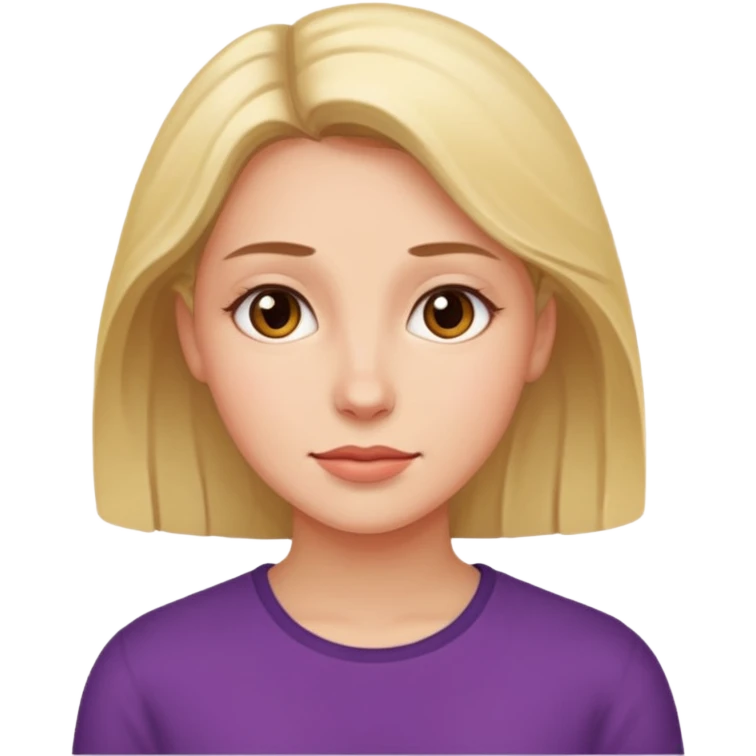 Woman waiting for good news emoji