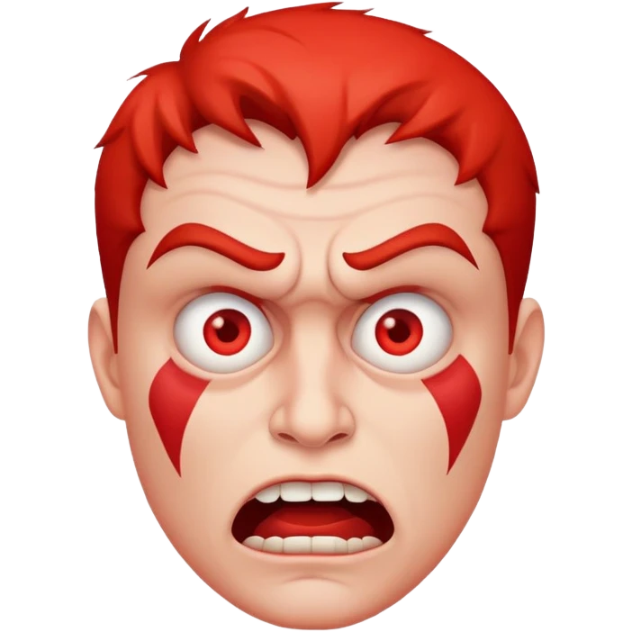 extremely mad emoji