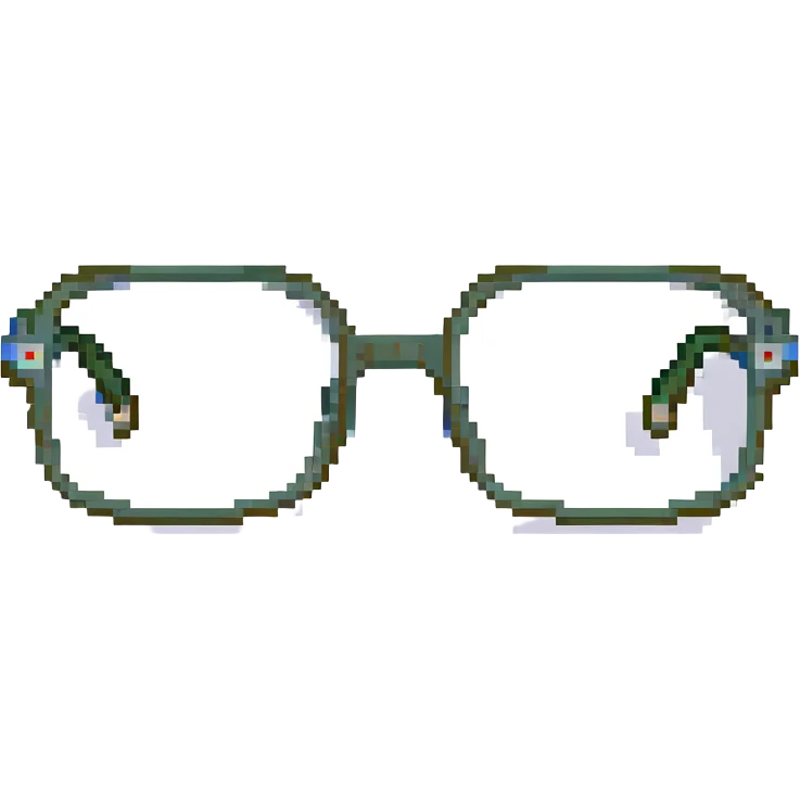 a pair of glasses emoji