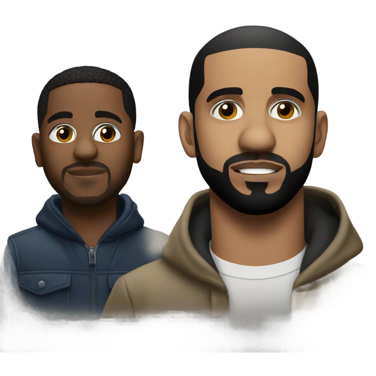 Drake and Kendrick lamar  emoji