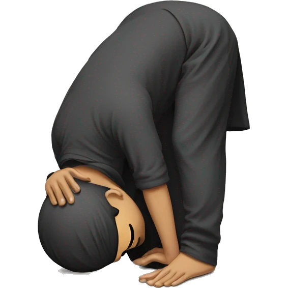 Muslim prostrating emoji