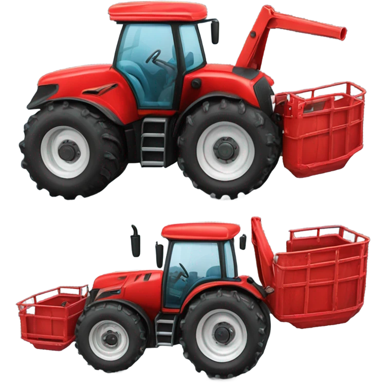 Red tractor case  emoji