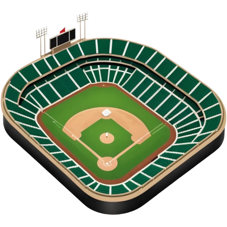 baseball stadium bird view emoji