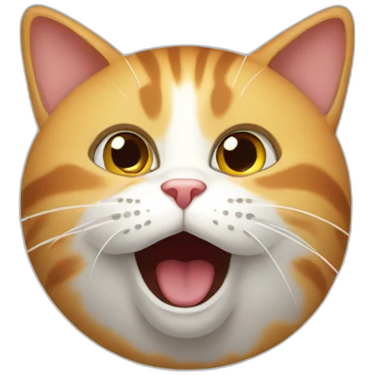 Cat surprise emoji