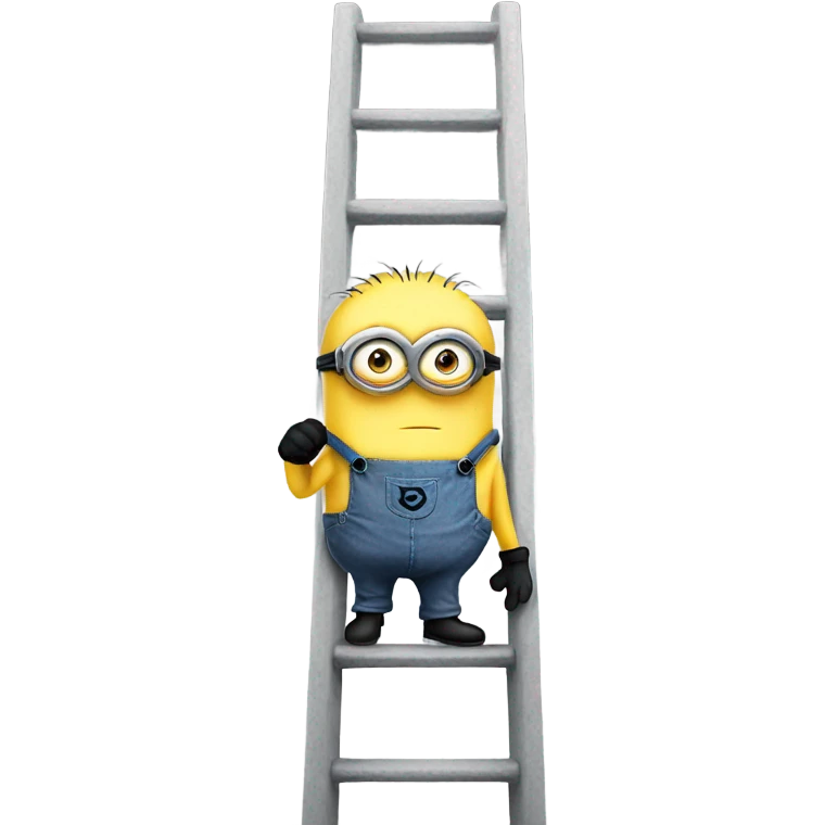 Minion with ladder emoji