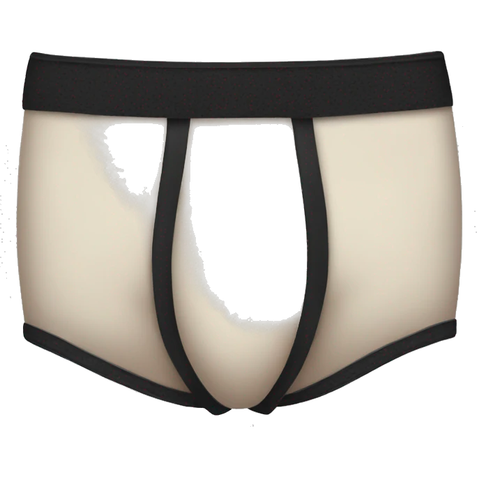 Black underwear emoji