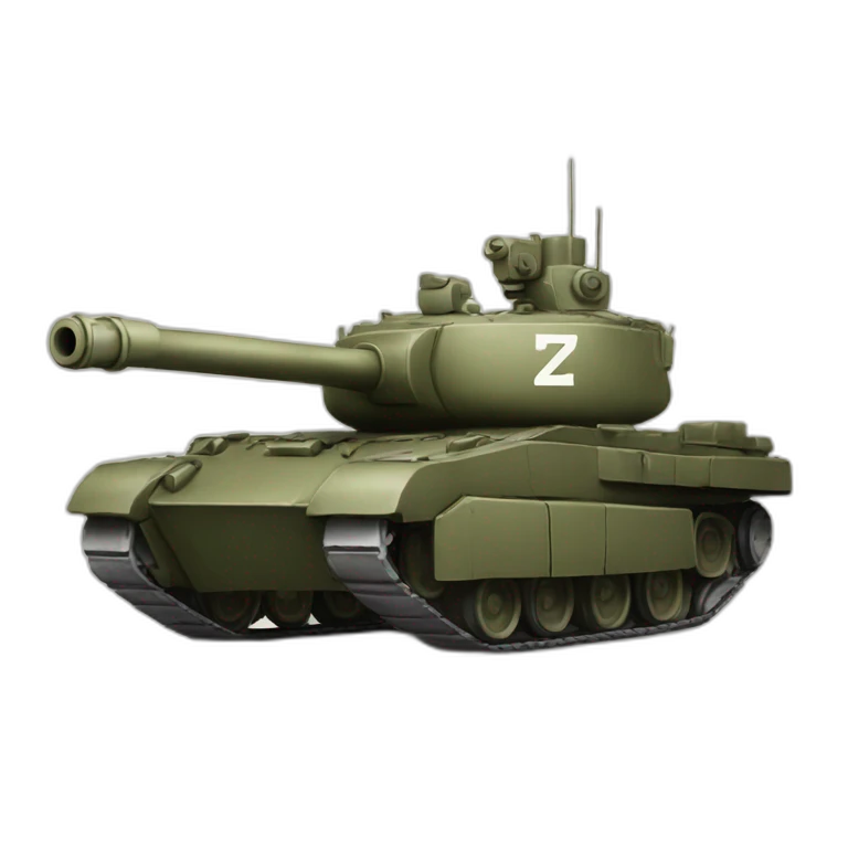tank with letter z emoji