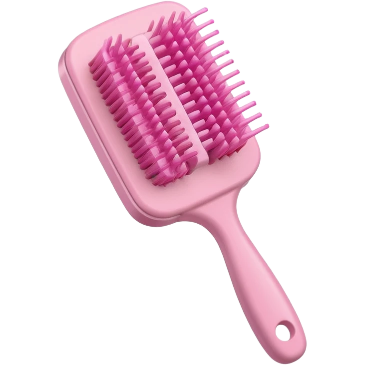 light pink hairbrush apple emoji style emoji