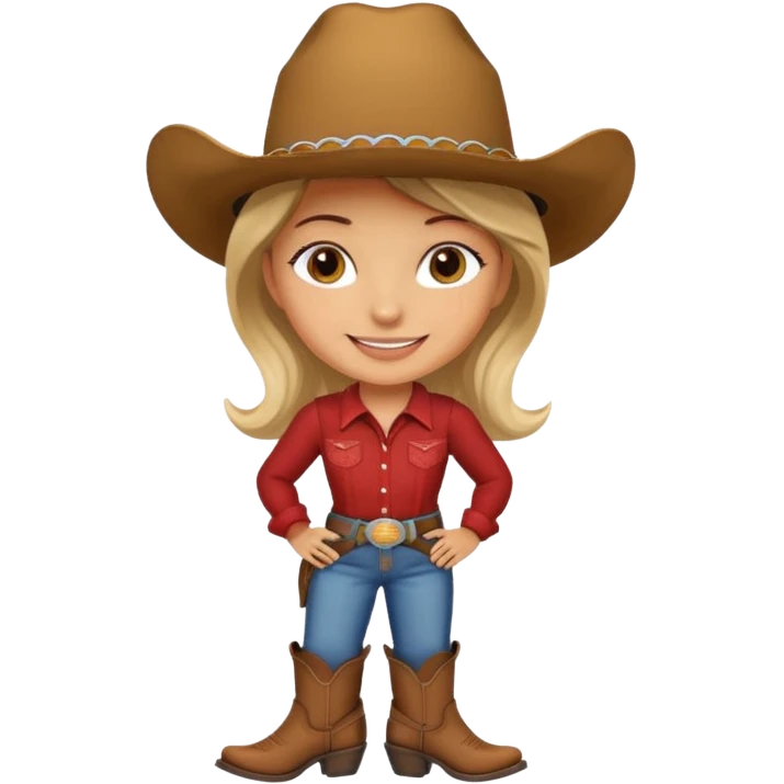 girl cowboy emoji
