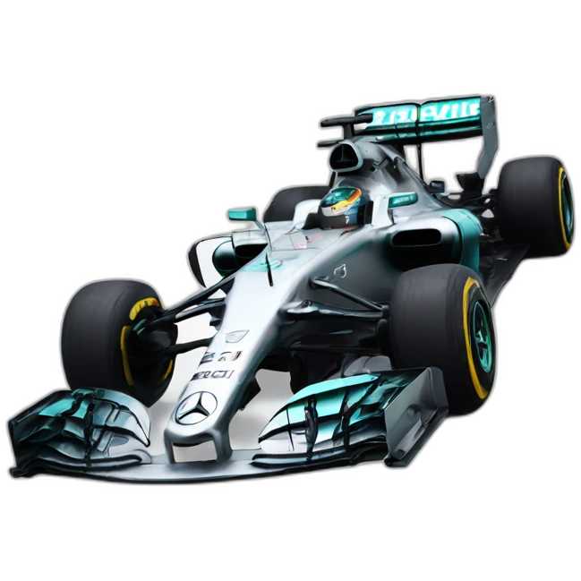 Mercedes f1 car emoji