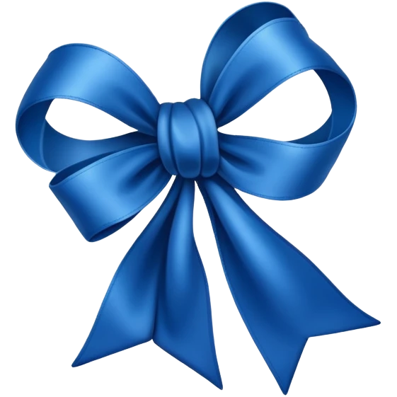 Blue ribbon  emoji