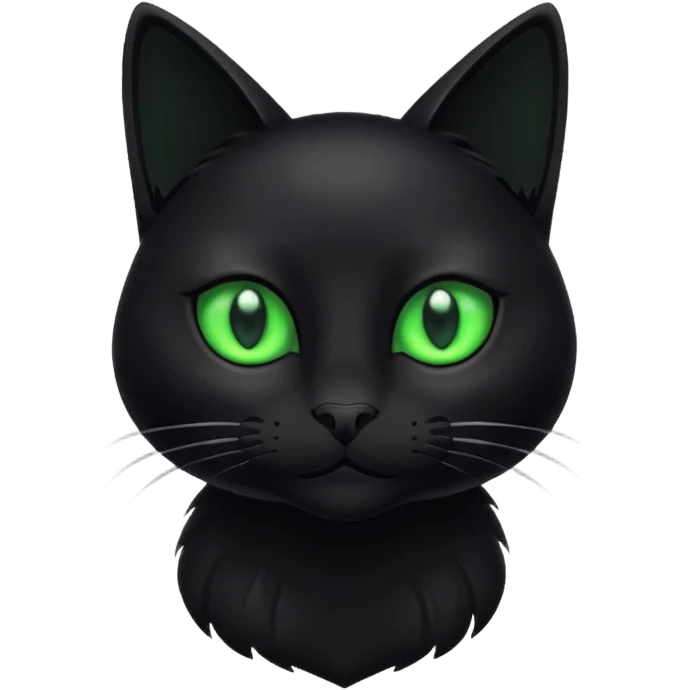 Black cat emoji