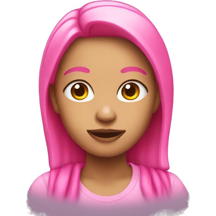 Pink emoji