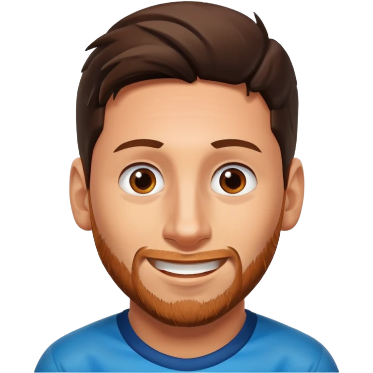 Messi face emoji