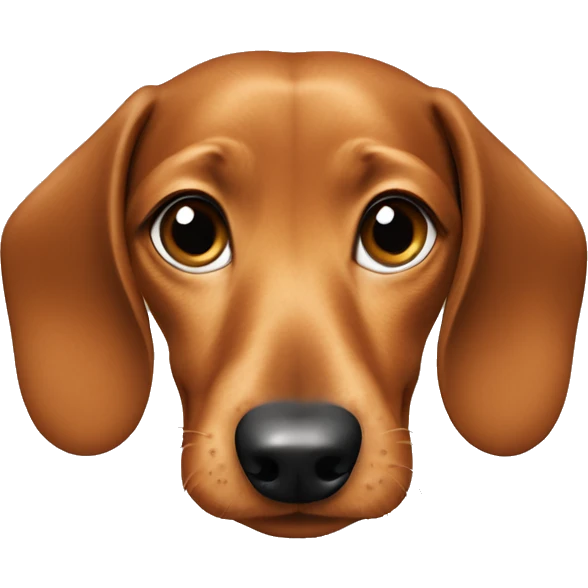 Dachshund with collar that’s says “Emma” emoji