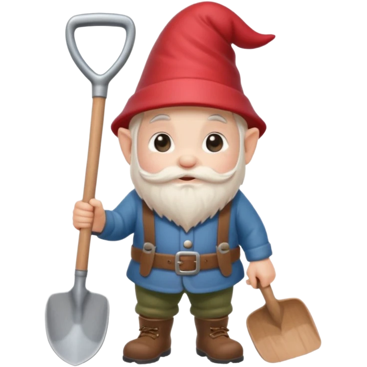 gnome with shovel emoji