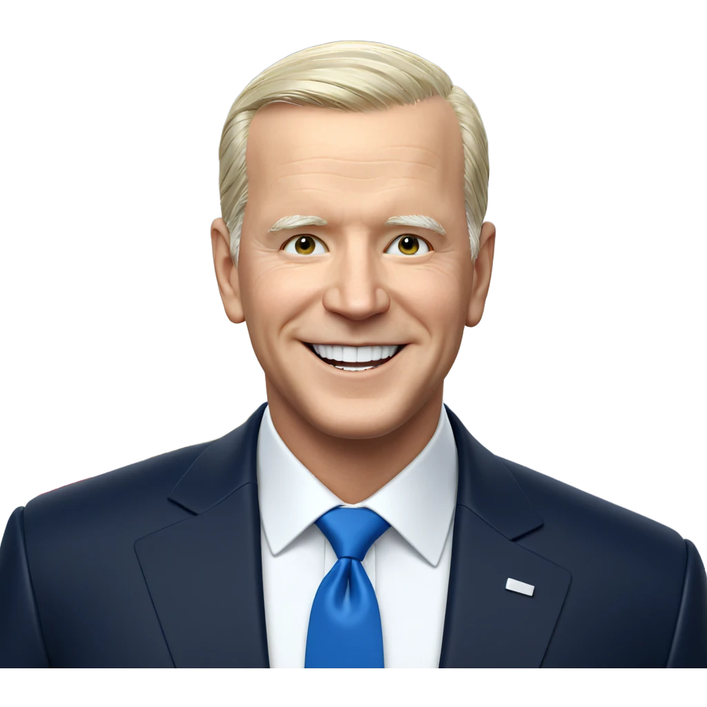 smiling man in formal attire emoji
