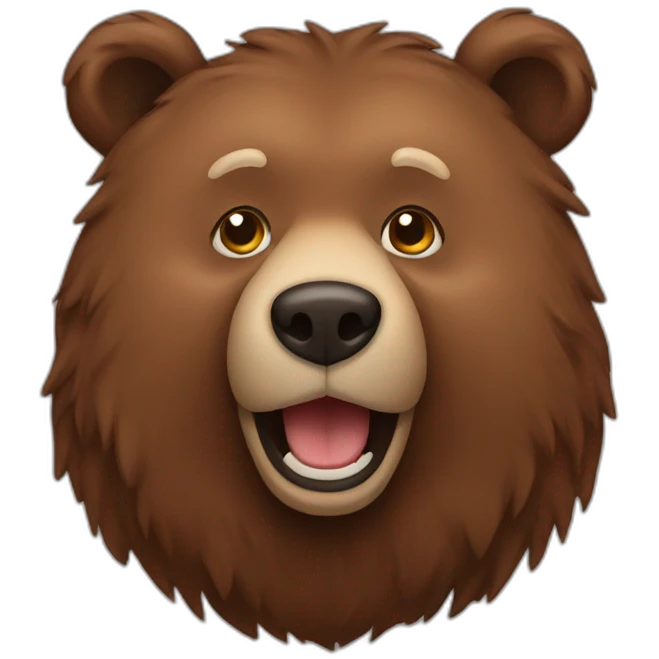 brown bear emoji