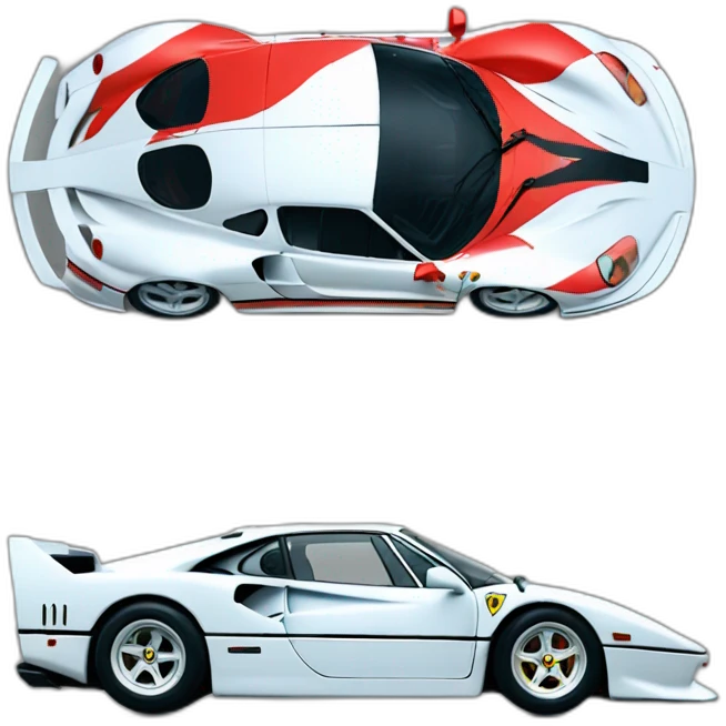 Ferrari F40 back emoji