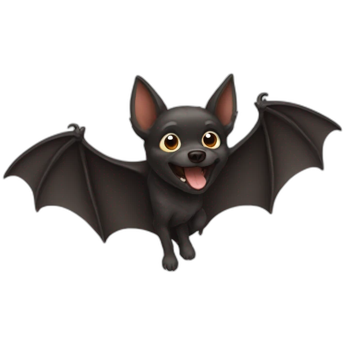 bat canine emoji
