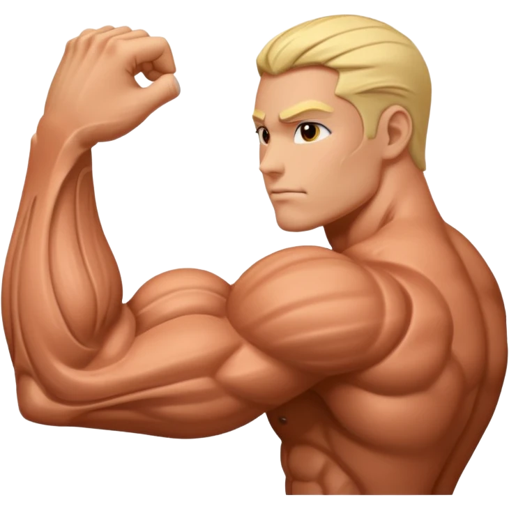 right  arm muscles emoji