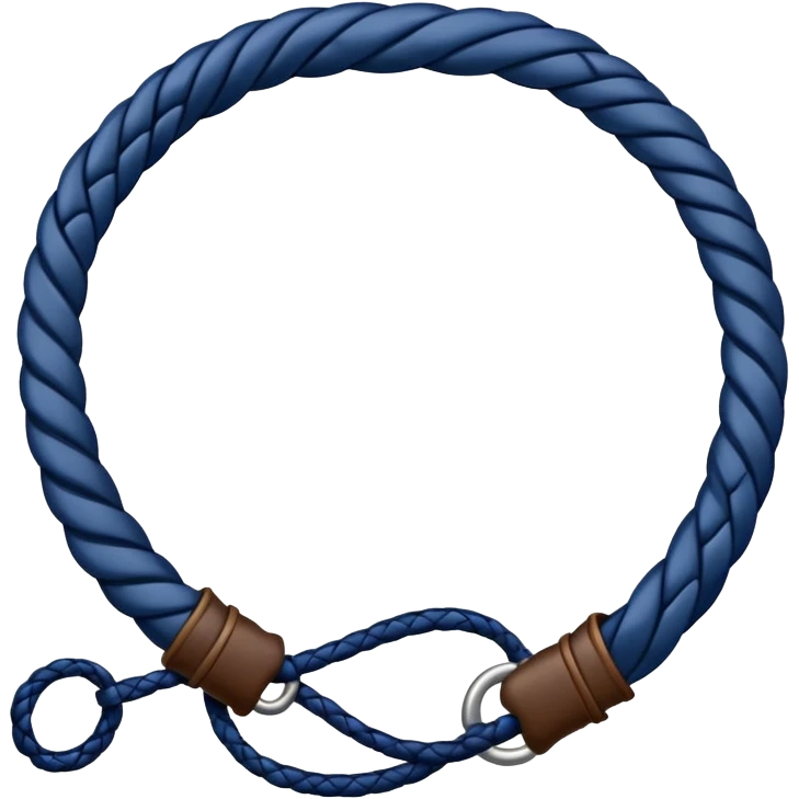 Lazo azul emoji