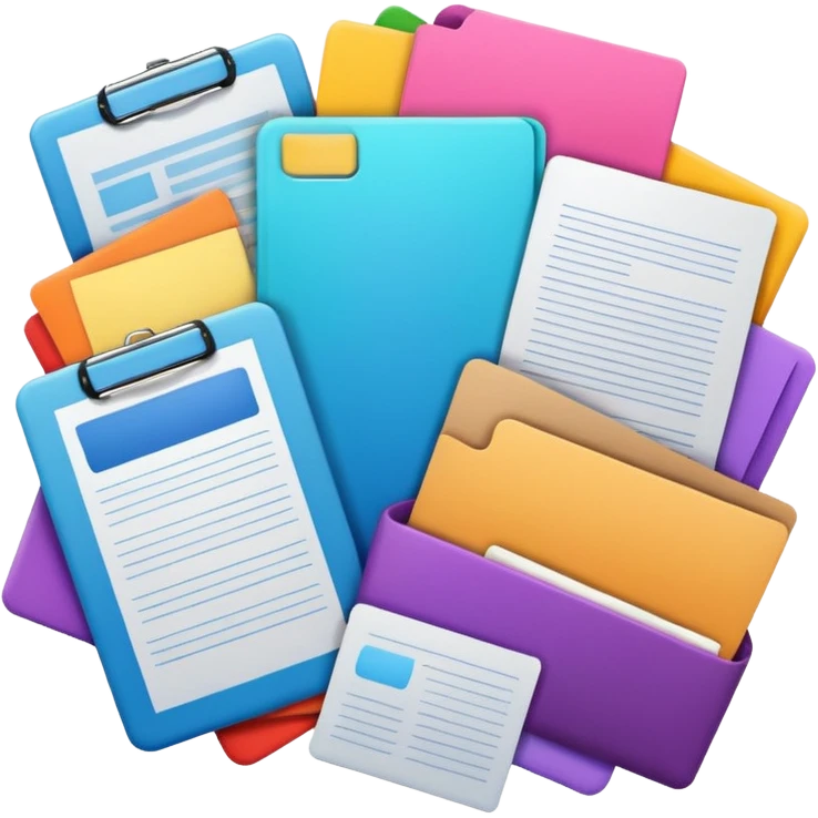 mac os mixed documents colors emoji