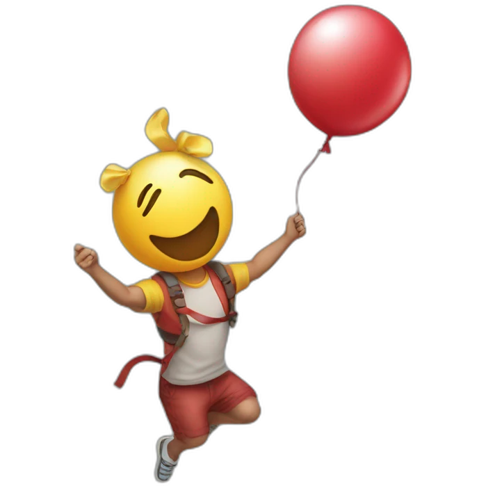 Big bouncy balloons emoji