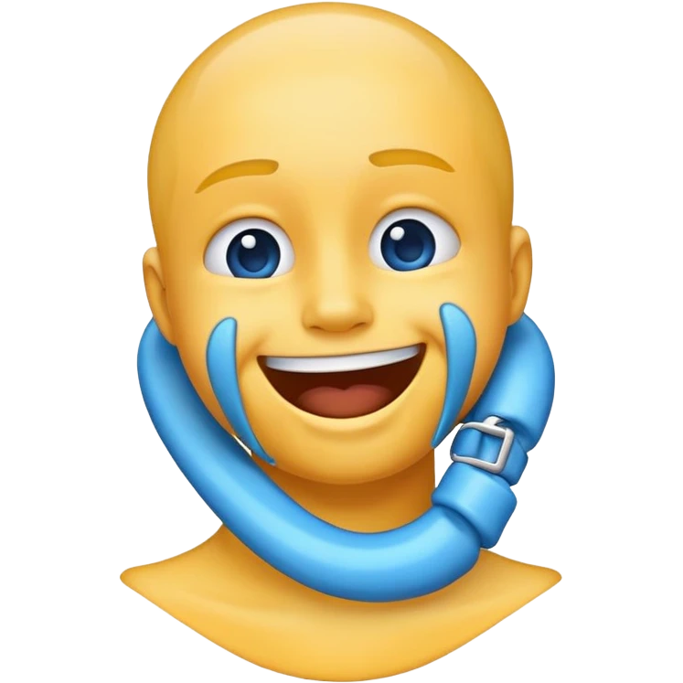 Chocking neck laughing emoji emoji