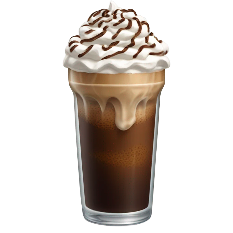 Iced coffee emoji