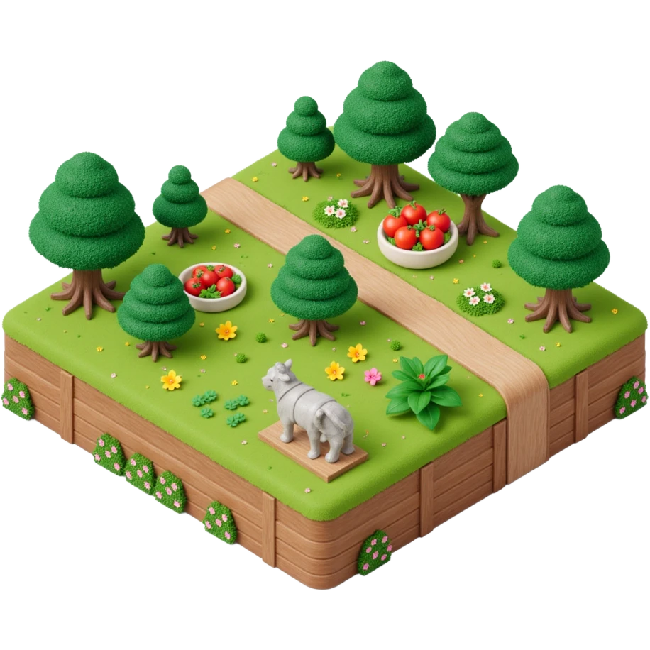 sprite sheet of an upgradable farm emoji